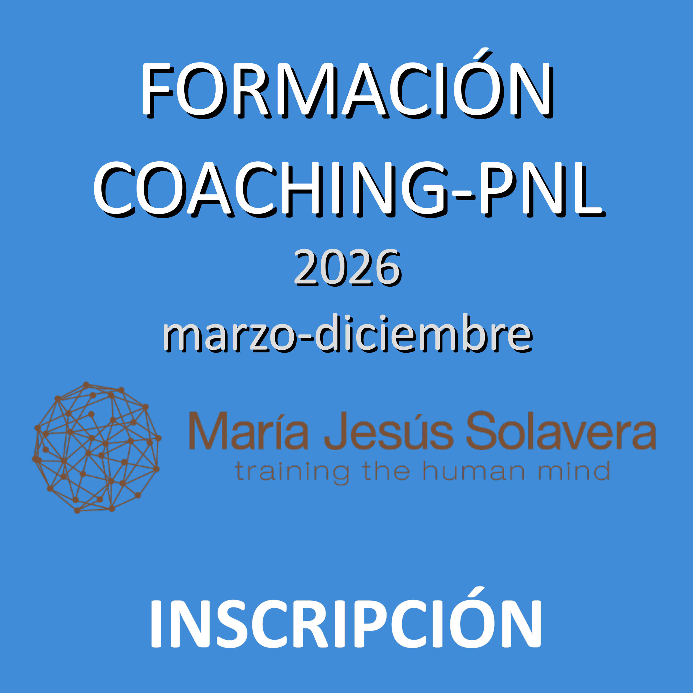 formación coaching pnl: inscripción (marzo diciembre 2026)