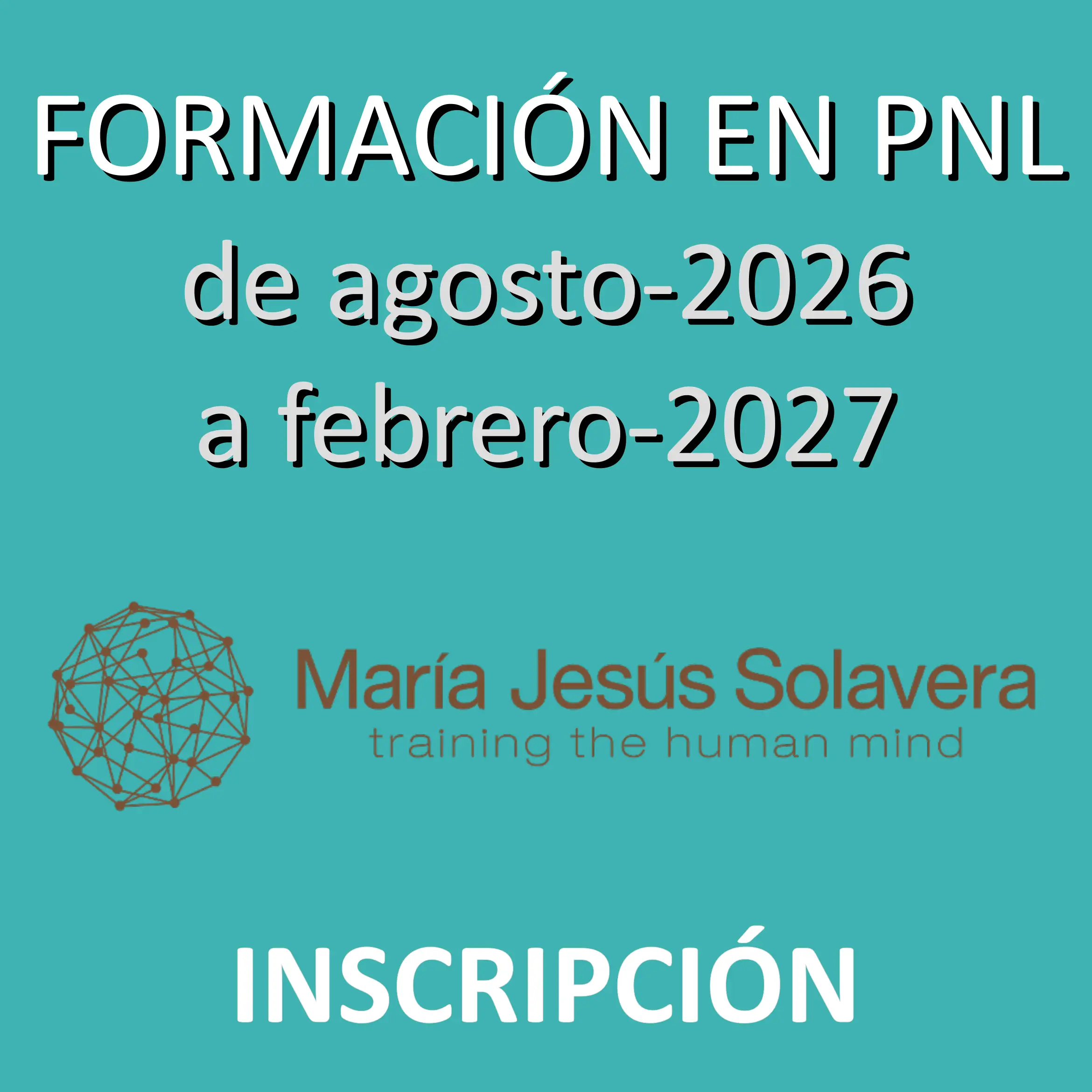 formación en pnl: inscripción (agosto-2026 a febrero-2027)